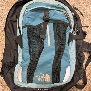 The North Face Recon Backpack in Blue and Black